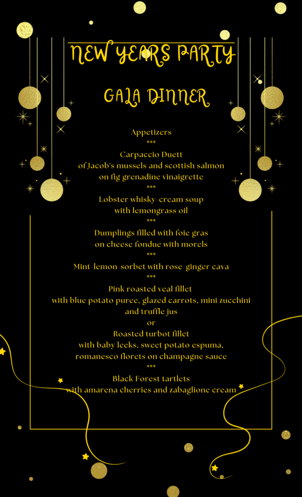 Silvester Menu Mallorca